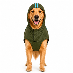 Canes Venatici Raincoat - Olive Green