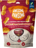 Awesome Pawsome All Natural Dog Treats - Peanut Butter & Cranberry