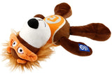 Gigwi Agent Lion Plush and Tennis Ball with Squeaker