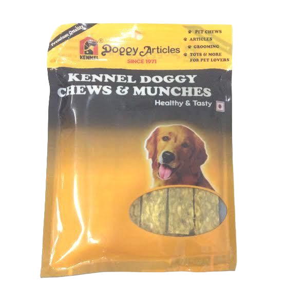 Kennel : Flat Strip Chews & Munches Healthy & Tasty Premium Dog Treats