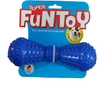 Super Fun Toy Flavored Rubber Dumbell Dog Toy