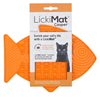 Lickimat Casper Slow Feeder Mat For Cats - Orange