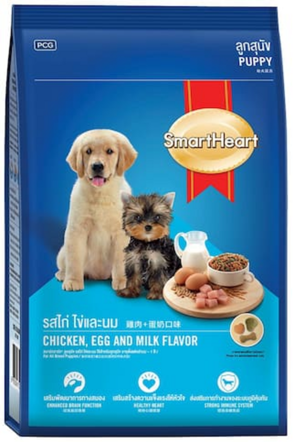 Smart Heart Puppy Chicken, Egg And Milk Dry Food