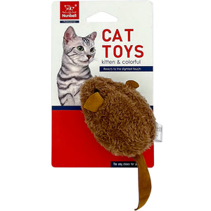 Nunbell Plush Mouse Cat Toy with Catnip