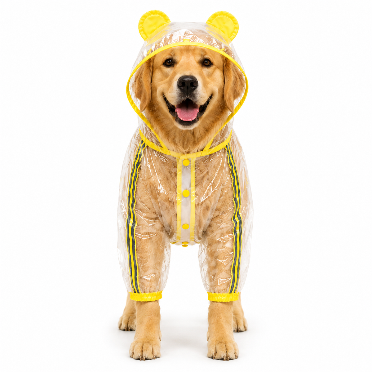 Fofos Four Leg Pet Raincoat - Yellow