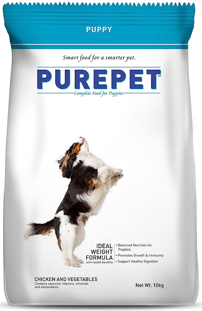 Purepet Chicken & Vegetable Puppy Dry Food