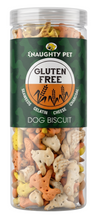 Naughty Pet Gluten Free Sea Weeds Cheese, Gelatin & Charcoal Non Veg Dog Biscuit - (Jar)