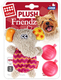 Gigwi Elephant Plush Friendz With Refillable Squeaker Dog Toy