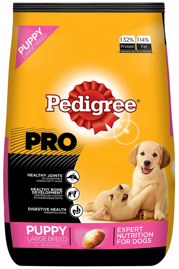 Pedigree professional puppy large breed online
