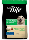Lets Bite Active Adult Chicken & Vegetables Dry Dog Food