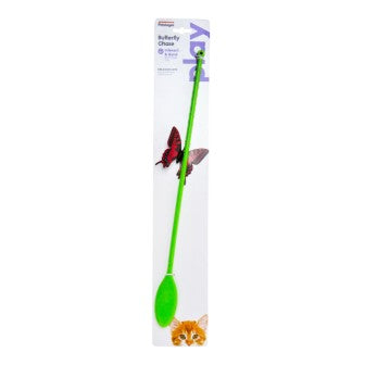 Petstages Butterfly Chase Cat Teaser Wand Toy - (Green)