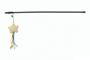 Trixie Playing Rod Star Plastic Plush Catnip Toy For Cats