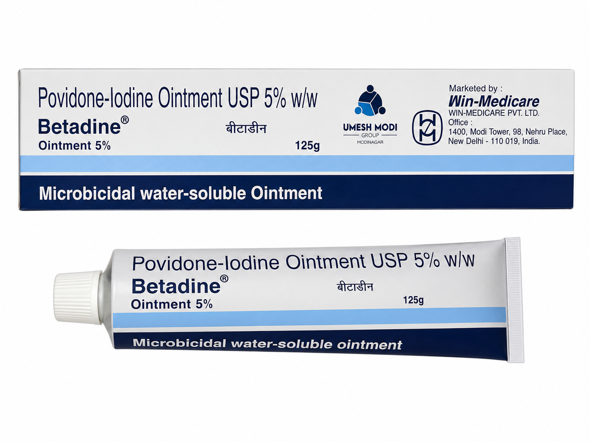Win-Medicare Betadine Povidone Lodine Ointment Usp 5% W/W