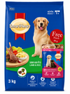 Smartheart Lamb And Rice Flavor Adult Dog Dry Food + Free Sh-Chicken Chunk In Gravy Puppy Pouch 80 G
