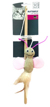M-Pets Butterfly Cat Wand Toy