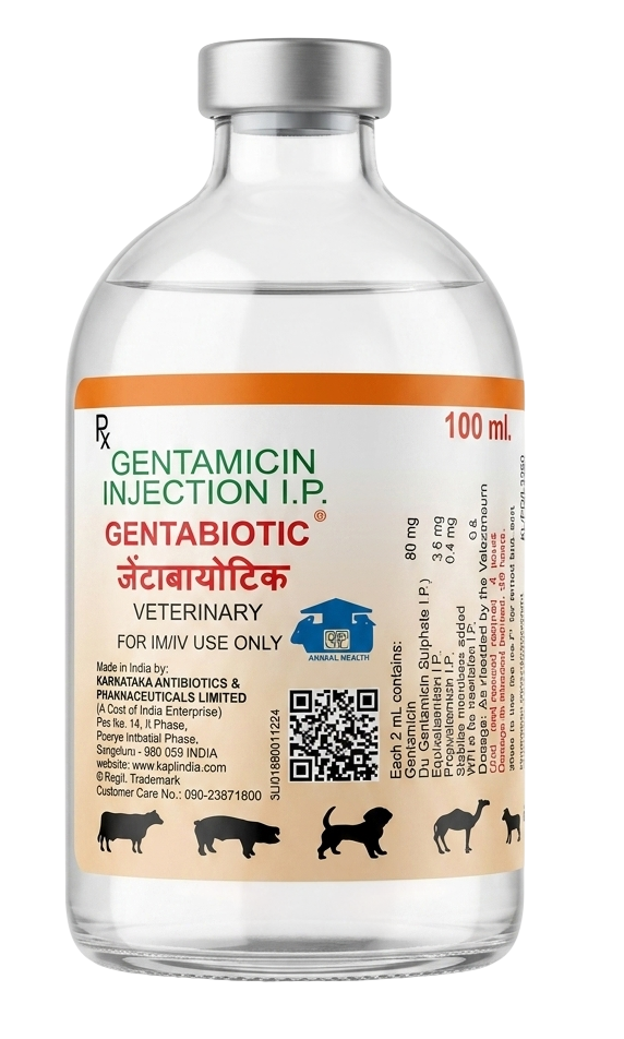 Kapl Gentamicin Gentabiotic Injection