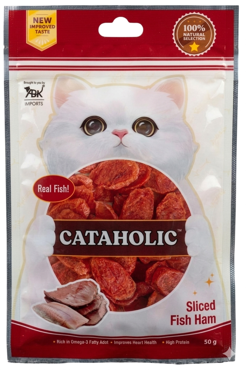 Cataholic Sliced Fish Ham Cat Treats