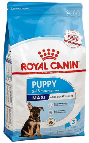 Royal Canin Maxi Puppy Dry Food 3.5 Kg + Inside 500 G Free