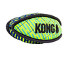 Kong Armor Football Green Durable Squeaky Reflective Dog Fetch Toy