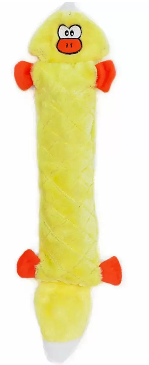 Zippy Paws Jigglerz Duck Plush Toy For Dogs