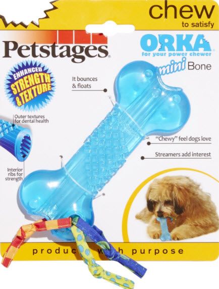 Petstages Orka Mini Chew Bone Dog Toy