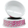 Smarty Pet Printed Melamine Heavy Dish Bowl With Non-Skid Base (Color May Vary)
