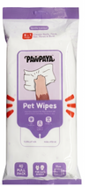 Pawpaya Vanilla Scented Wipes For Dogs And Cats