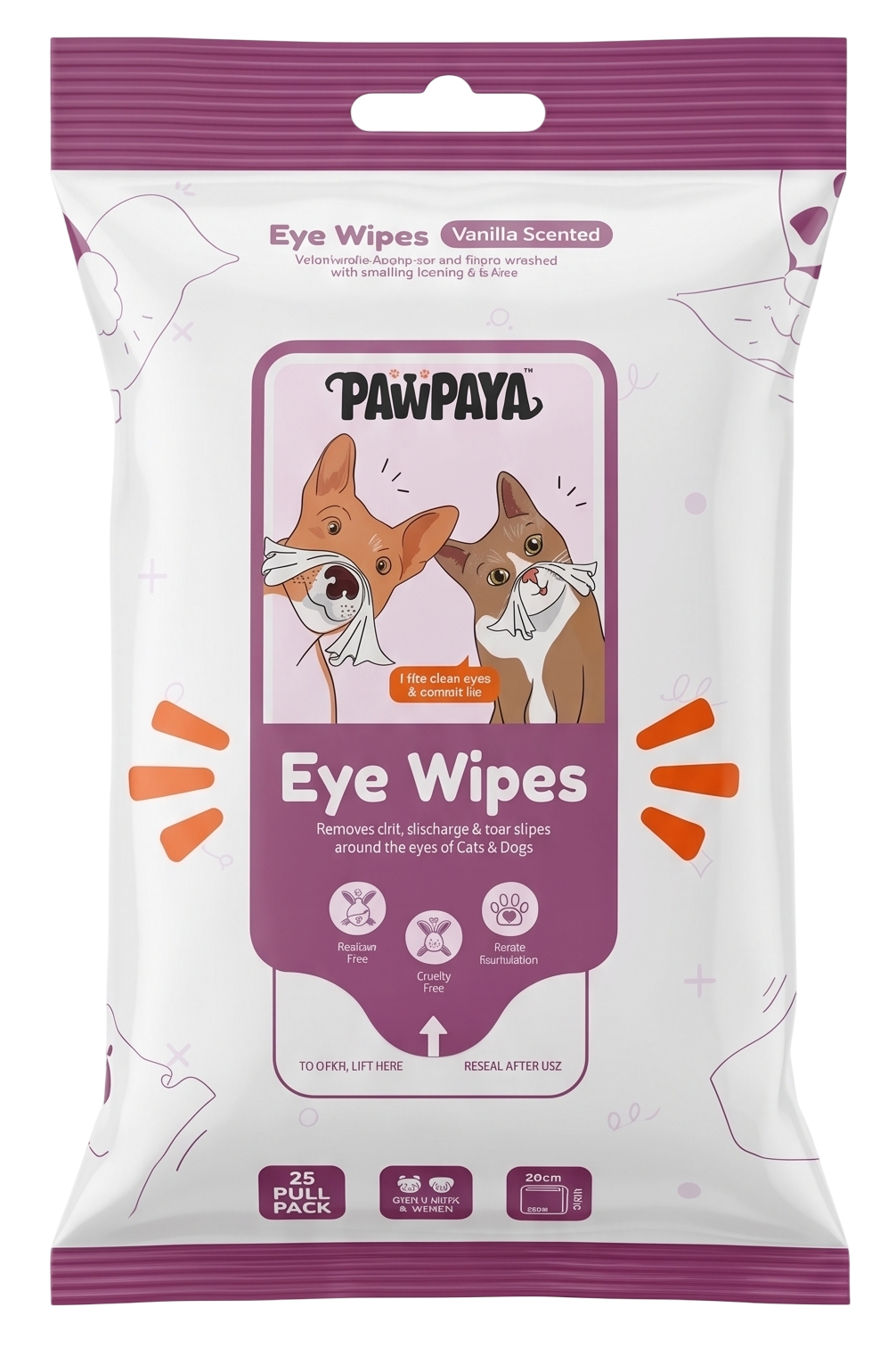 Pawpaya Eye Wipes For Dogs And Cats
