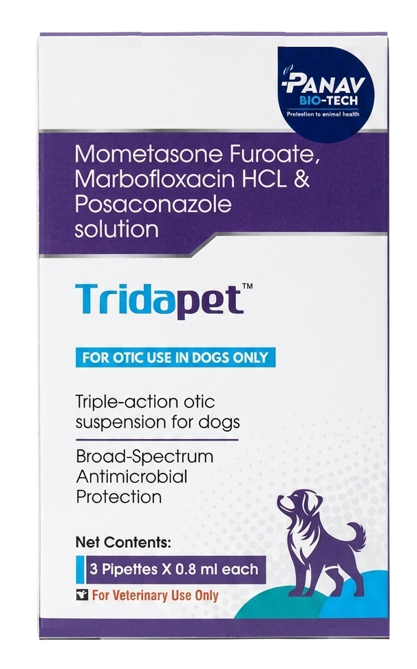 Panav Bio-Tech Tridapet Triple-Action Otic Suspension For Dogs