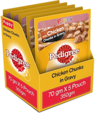 Pedigree Chicken Chunks In Gravy For Puppy (5 Pouch x 70 Gms) - New Offer