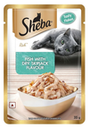 Sheba Fish With Dry Skipjack Premium Cat Wet Food