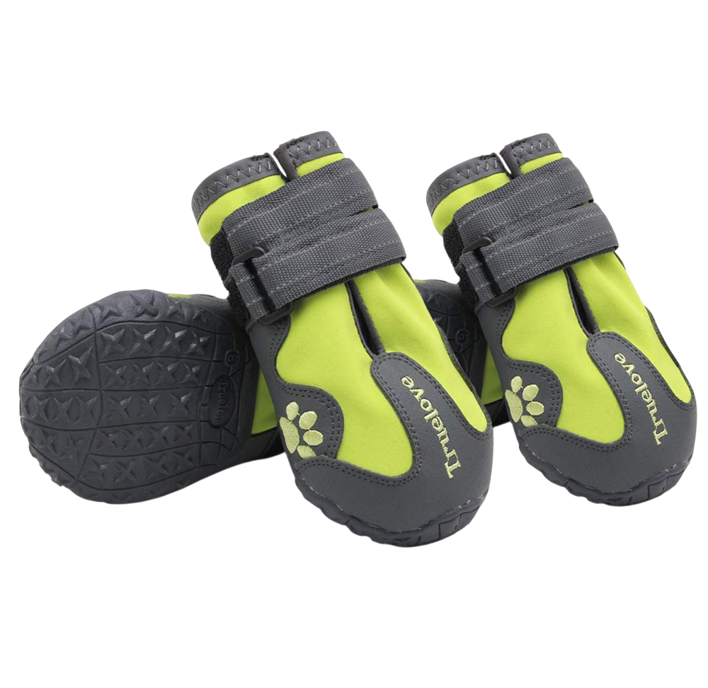 Truelove Premium All Weather Dog Shoes- Neon Yellow