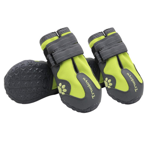 Truelove All-Weather Dog Shoes — Neon Yellow (Set of 4)
