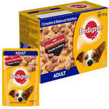 Pedigree Adult Chicken & Liver Chunk In Gravy Pouch 70 G (Pack Of 15) - Ecom Pack