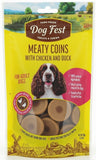 Dogfest Meaty Coins With Chicken & Duck Treats For Adult Dogs.