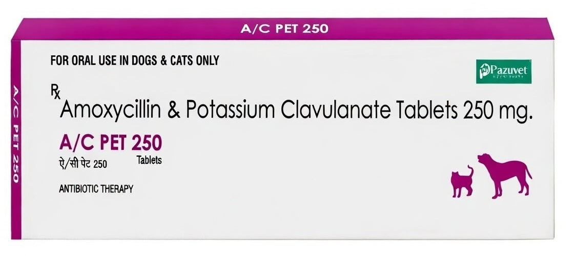 Pazuvet A/C Pet 250Mg Tab