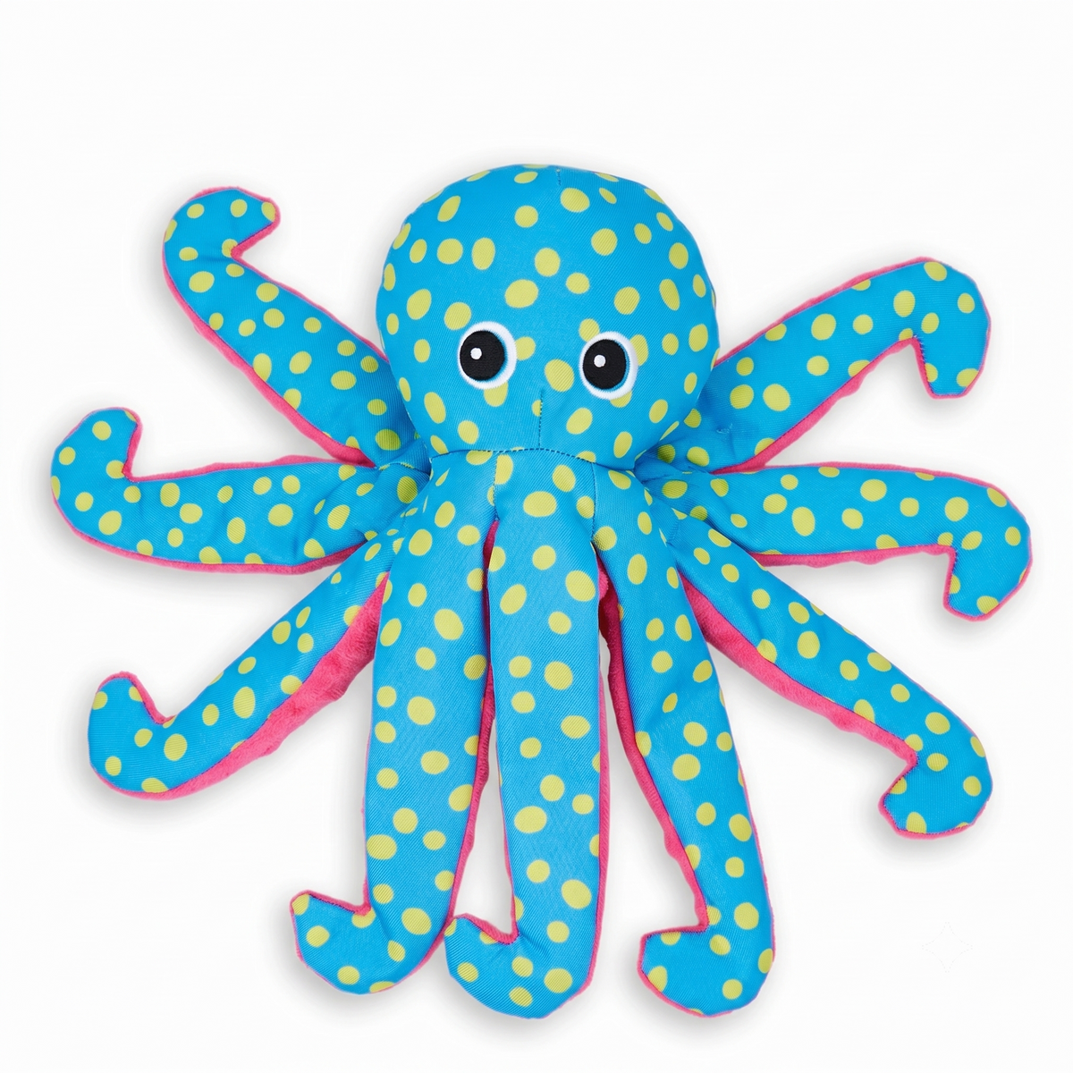 Fofos Sealife Plush Octopus Dog Toy Blue