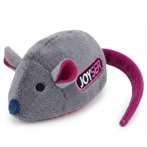 Joyser Sound Chip Mouse Plush Cat Toy – Grey
