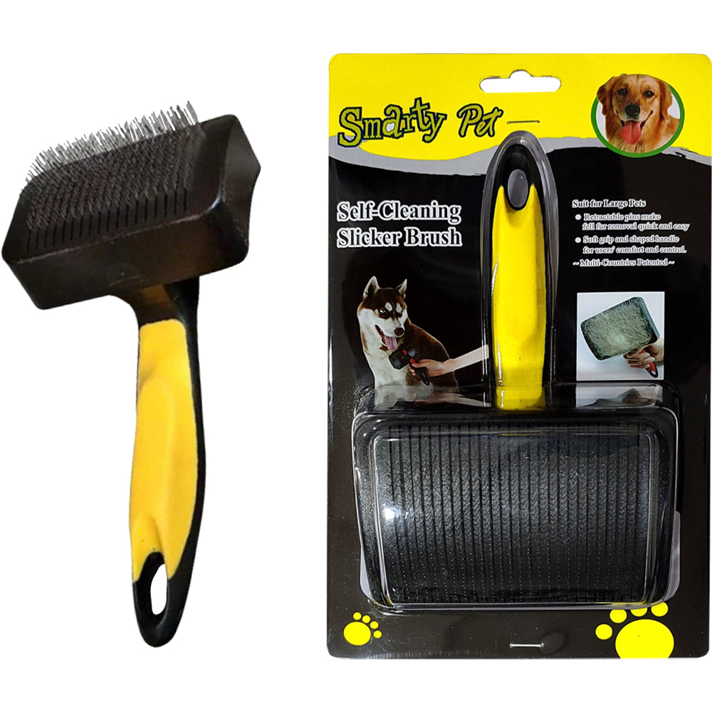 Smarty Pet Self Cleaning Slicker Hair Brush  - Taiwan