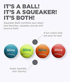 Outward Hound Squeaker Ballz Dog Toy - (Medium) - (Pack Of 4)