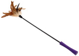 Gigwi Catwand Natural Feather Teaser & TPR Handle