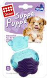 Gigwi Suppa Puppa Squeak Bear Shape Toy - Blue/Purple