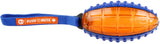 Gigwi Rugby Push To Mute Solid Ball Dog Toy - Blue/Orange