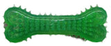 Pets Friend FT TPR Green Spike Bone Dog Toy