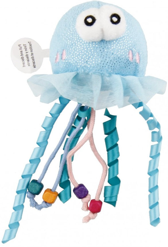 Gigwi Shining Friends Jellyfish With Activated LED Light & Catnip Inside