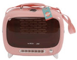 M- Pets Sixties TV Pet Carrier For Puppies & Kittens - Pink