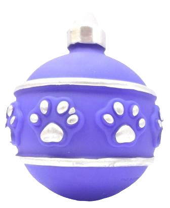 Super Vinyl Paw Print Ball Squeeze Toy
