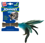 Gigwi Johnny Stick With Natural Feather & Catnip Toy