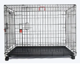 M-Pets Voyager Wire Crate With 2 Doors & Wheels X-Large