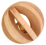 Trixie Wood Slat Ball With Bell